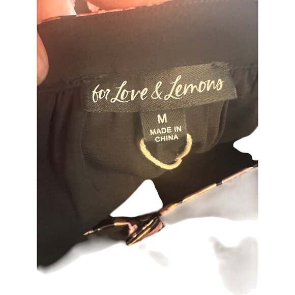 For Love & Lemons For Victorias Secret Floral Empire Waist Dress M $254 MSRP NWT - Picture 11 of 11